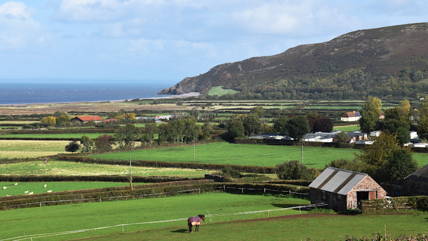 Coastal views on the walk from Porlock to Porlock Weir